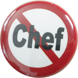 Chef verboten Button